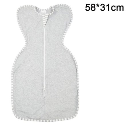 Svøp, dramatisk bedre søvn, lar babyen sove grå