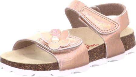 Superfit Kid's Fussbettpantoffel Flower Children sandals Pink 28