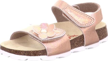 Superfit Kid's Fussbettpantoffel Flower Children sandals Pink 24