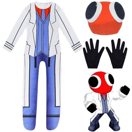 Barnekostyme Rainbow Friends Red Ant Man Cosplay Jumpsuit Kostyme Kostyme 150(145-155CM) 160(155-165CM)