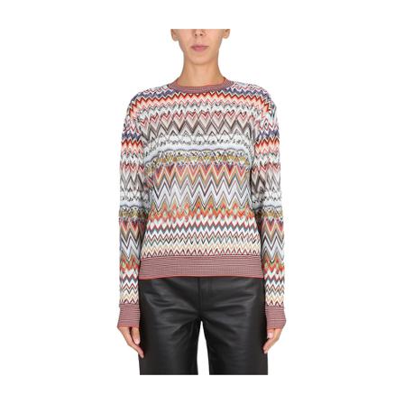 Missoni Choker beige, Dam Stickade tröjor & koftor, Dam, Storlek: M