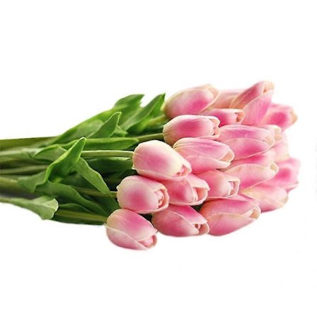 12 stk. kunstige tulipaner Real Touch Blomster Falsk Tulipan Latex Bukett Blomst