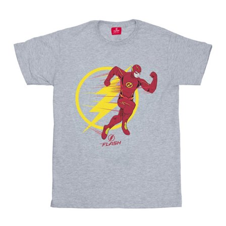 DC Comics Girls The Flash Running Emblem Bomull T-shirt 12-13 år
