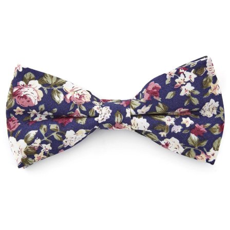 Mørkeblå Butterfly med Blomster til mænd - Bundne butterflies