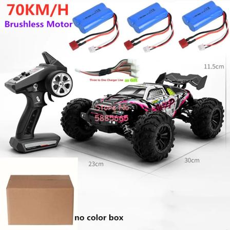 Professionell mästerskap 4WD Racing Elektrisk RC-bil modell 1:16 70 km 150M borstlös Highlight Light Metal differential RC-lastbil Red No Color Box 3B