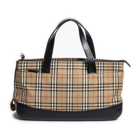 Burberry Vintage, Pre-owned Tote Bags Bruin, Dames, Maat:ONE Size