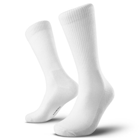 DryFeel | Weiße Tennissocken aus Baumwolle für Männer - Lange Socken