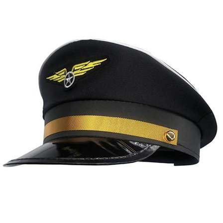 Cap Captain Hats Festdräkt Kaptener Flight Hat