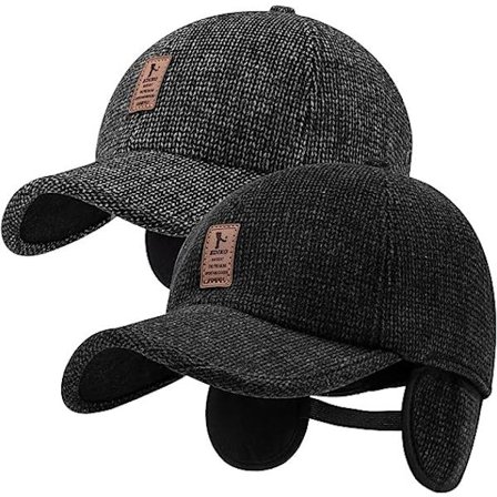 Vinter fritids baseballcaps for middelaldrende og eldre, høst og vin