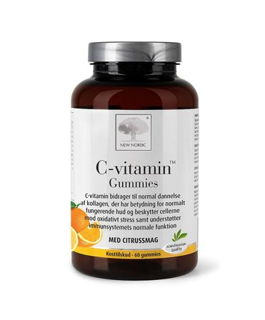New Nordic C Vitamin Gummies 60 stk, Helse & Madvarer, Vitaminer, C-vitamin