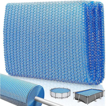 Swimmingpool Boblefolie Tykkelse Solfolie Individuelt Skåret Varmt Vands Swimmingpool Varmer Rektangulær Swimmingpool Isolering Film 1.9*2 Meter