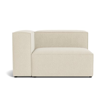 Lissabon XL hjørnemodul, venstrevendt - Nordic Beige - 130x100x72cm - Sofa - Holdbar modulsofa med kvalitetsstof og ramme af krydsfiner