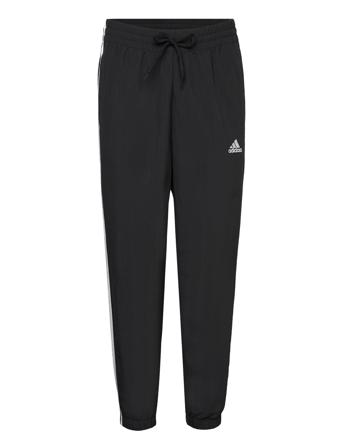 Essentials 3-Stripes Woven 7/8 Tracksuit Bottoms Sweatpants Joggers Svart Adidas Sportswear*Betinget Tilbud