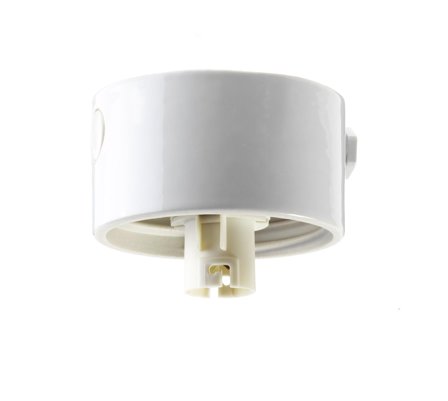 Ifö Electric 55721-100-10 Sockel rak, vit, IP54 B22, Belysning