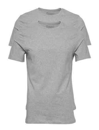 2-Pack Crew Neck T-shirt Grå Bread & Boxers