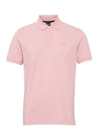 Pallas Polos Short-sleeved Vaaleanpunainen BOSS