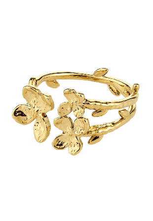 Pilgrim AJANI ring gold-plated Smycken & klockor Dam Guld ONESIZE