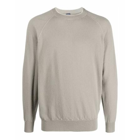 Fedeli Round-neck Strik inbo, Herre Strik, Størrelse: S