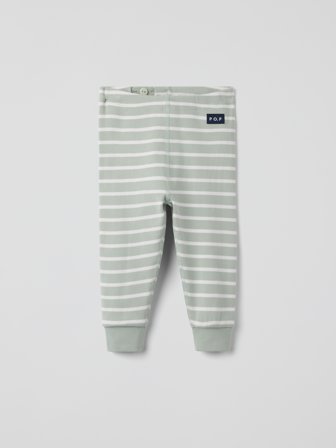 Bukse stripet baby - 68 - barneklær - green - Polarn O. Pyret