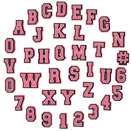 37 st Crocs Jibbitz bokstäver Anpassa dina Crocs med Jibbitz i en storlek