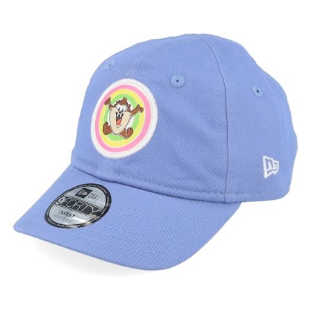 New Era - Azul unconstructed Gorra - Kids Infant Pastel Lt 9FORTY Taz Coper Blue Dad Cap @ Hatstore