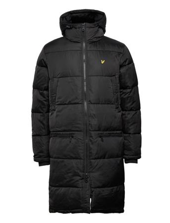 Long Line Wadded Jacket Fodrad Jacka Svart Lyle & Scott