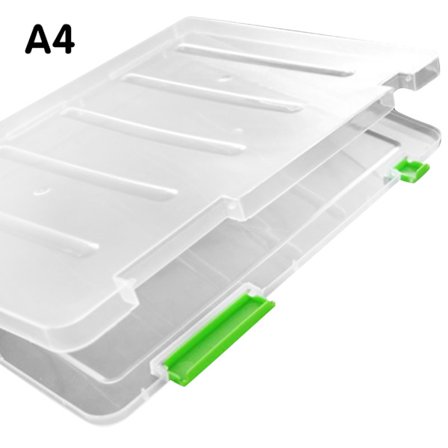 A4/A5 Transparent förvaringslåda Bärbar organizer