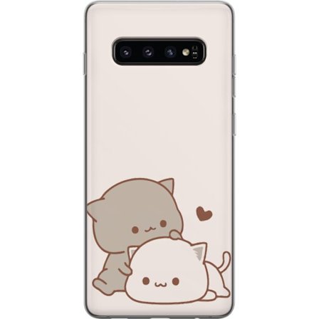 Kompatibel Mobilcover til Samsung Samsung Galaxy S10 Kawaii Søde Katte