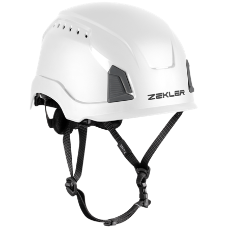 Zekler Zone Standard Vit Vernehjelm med 12 ventilasjonshull Hvit, Hodebeskyttelse