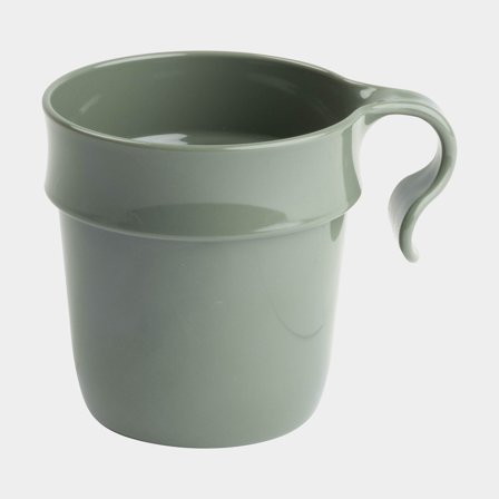 Kaffe/tekop i plast Nordiska Plast, khaki grøn, 30 cl / 300 ml