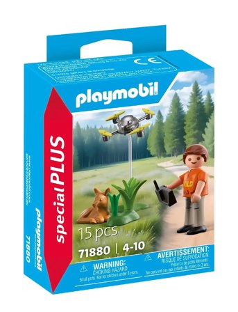 PLAYMOBIL | Fawn Rescue With Drone | ONE SIZE