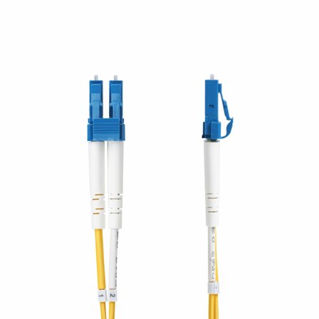 StarTech 6m (19.7ft) LC to LC (UPC) OS2 Single Mode Duplex Fiber Optic Cable, 9/125μm, Laser Optimized, 10G, Bend Insensitive, Low Insertion Loss -