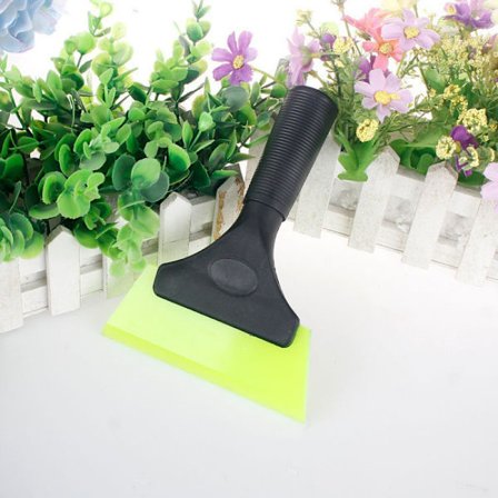 Multifunksjonell silikonskrape for vinduer i bad, dusjspeildør, vindu, glass, dusjdør, bilfrontrute, vindusskrape (grønn)