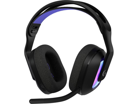 Logitech G522 Lightspeed Trådløst Gaming-Headset (sort) 5.3 Bluetooth, USB 2.0, opp til 30t batteri med lys