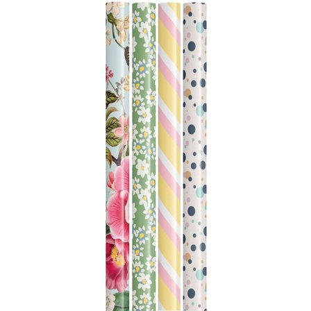 HEDLUNDS OF SWEDEN Presentpapper 70cmx4m mix - Lyreco - Emballage och lagerutrustning - Presentinslagning - Presentpapper och Julpapper