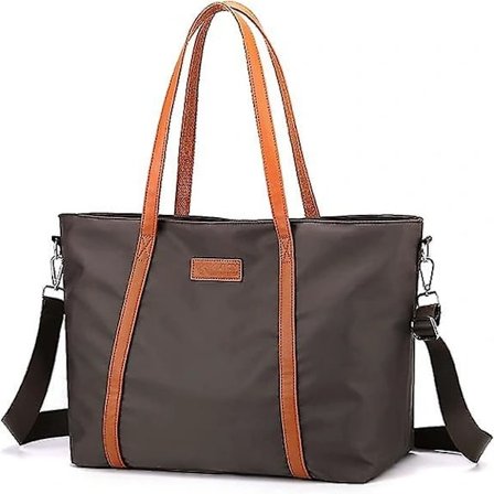 /EA/Laptop Taske Vandtæt Letvægts Taske Til Kvinder Nylon Portefølje Computer Arbejde Skuldertaske Passer 15,6 Tommer Laptop