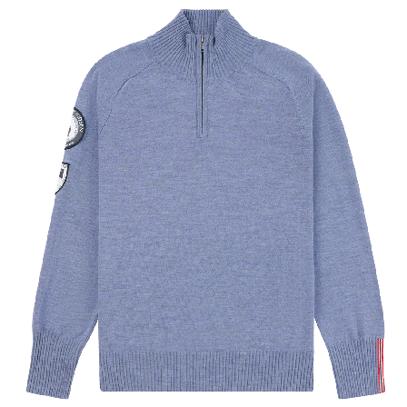 Amundsen Peak Half Zip Denim Blue