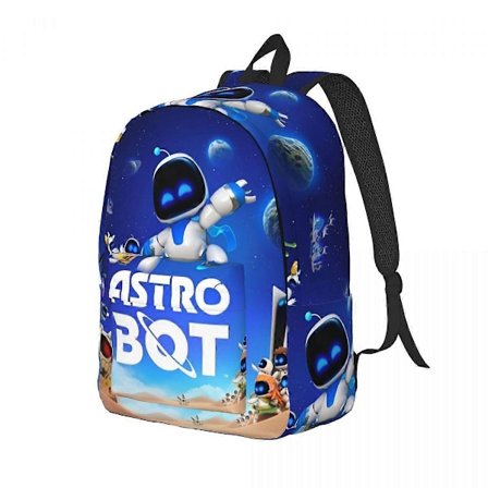 Astrobots Gaming Ryggsekk for Menn og Kvinner - Stilig Høy Skole Ryggsekk, Laptop Skulderveske, Gave
