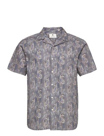 Akleo Ss Poplin Aop Black Anerkjendt