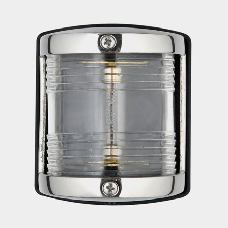 Vrcholová lodní svítilna pro vrcholovou montáž Osculati, 10 W, 12 V, 225°, nerezová ocel, 75 x 64 x 58 mm, bílá, pro lodě < 12 metrů + světelný zdroj 