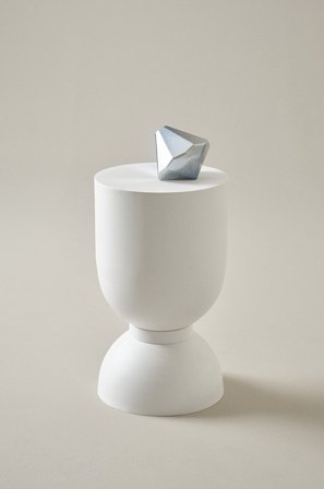 Jotex - Sidebord, Diameter 31 Cm Hvit - BRAMTON - Kjøp Sidebord & småbord hos Jotex