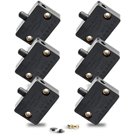 Automatisk dørkontakt til garderobebelysning Automatisk lyssensor til skabe Tænd lamper Møbler Bordplade 6-pak