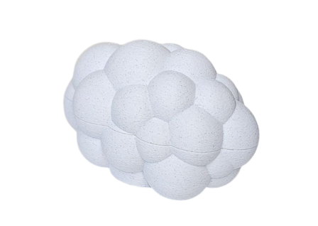 Dazzle & Dawn Easter Bubble Påskeegg Marble-White