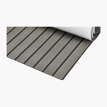 EVA Teak grå randig (svart nåt) - Biltema