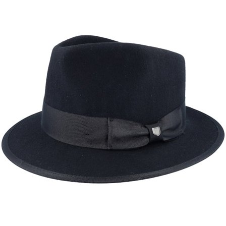 Brixton - Noir fedora Chapeau - Paco Black Fedora @ Hatstore