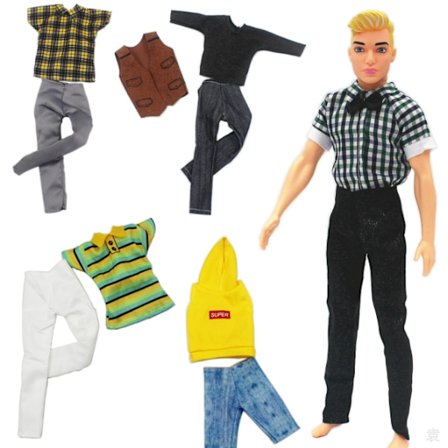15 stk 30 cm Herretøj Boyfriend Ken Dukke Mode D