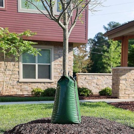 4 kpl Puun Kastelupussi, Puutarhan Kastelupussi, 20 Gallonan Hidas Vapautus Kastelupussi Puille, Puun Kastelupussi Kestävästä PVC-Materiaalista 