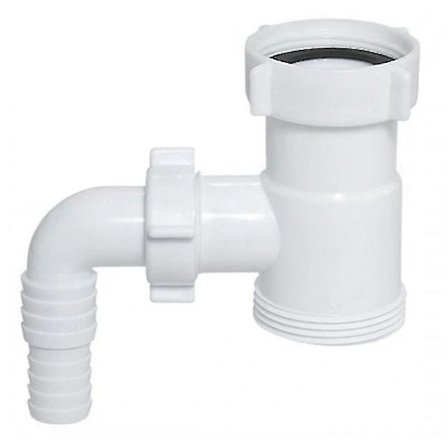 (pow yeah!) Afløbsrørsforlængerforbindelse 1 1/2 " BSP med opvaskemaskineindgang