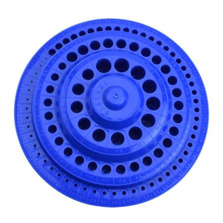 1-13mm kova muovinen poranterän säilytysteline 100 reikää kynän poranterän pidike kynän poranterille hammaslääketieteellisille porille