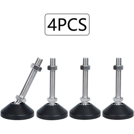 Justerbar fot M8 x 50, M bel justeringsskruer, justerbar M belbein